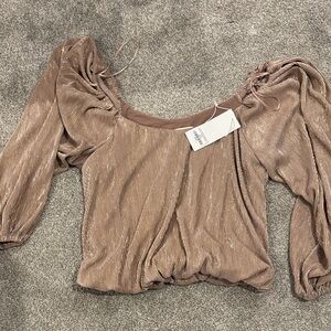 Lush Shimmering Gold Blouse